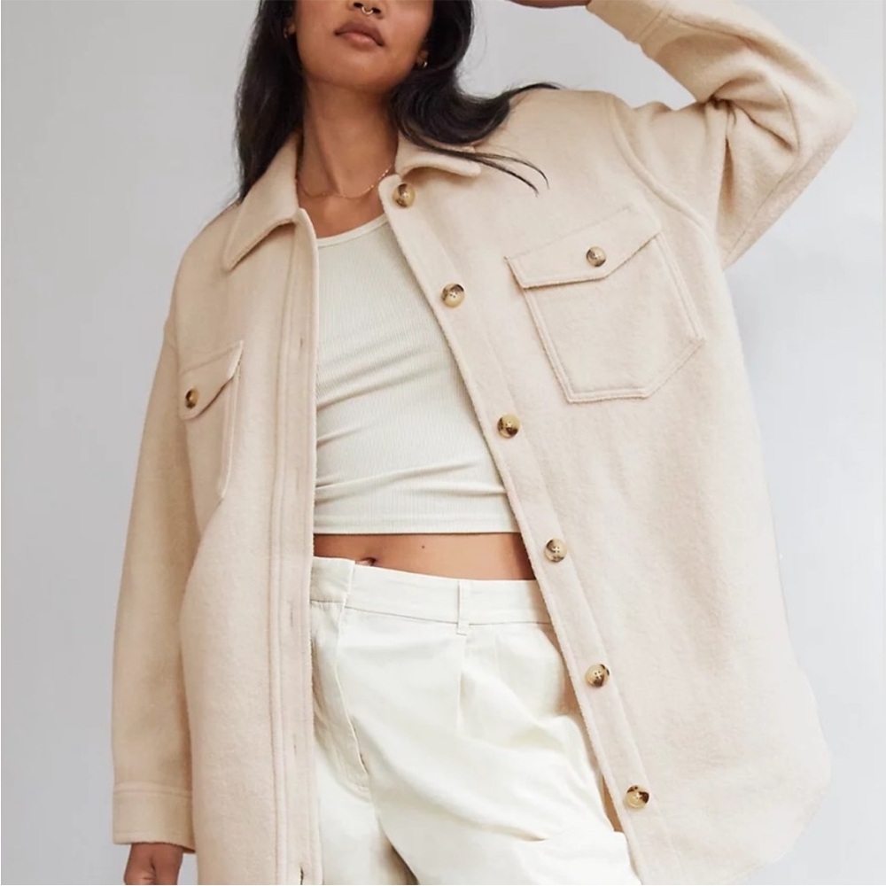 Wilfred free wool shacket